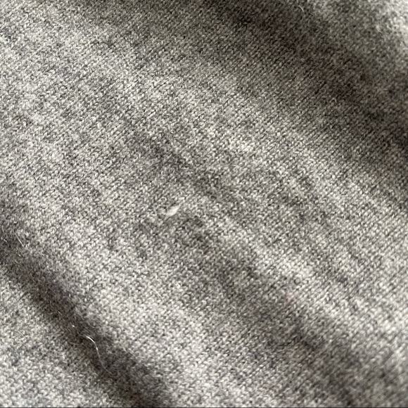 Banana Republic Gray 100% Cashmere Knitted Half Sleeve Tunic Sweater Dress Sm - Picture 5 of 7